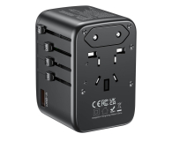 Unitek Ładowarka podróżna EU/US/UK/AUS PD 65 W - 1455239 - zdjęcie 2